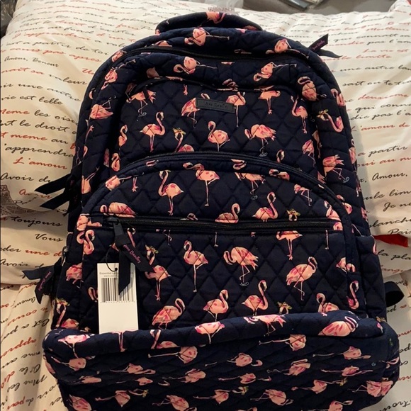 vera bradley flamingo backpack